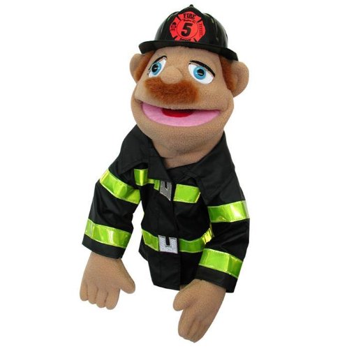 Childrens Toyshop  Toys : Melissa and Doug Firefighter Puppet