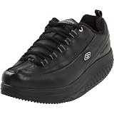 Skechers for Work Women's Shape Ups SR Sneaker,Black,9 M US