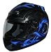 Motorradhelm H-510-11 Drachendesign + Sturmhaube