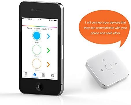 iHomeware Alarm System, Home Automation System with Smartphone Android/IOS Wireless Controlled Zigbee Wireless Door/window Sensor×8, beacons×8 and Gateway