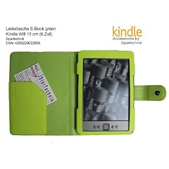 Gr�ne Tasche f�r Kindle WIFI ohne Tastatur 15 cm ( 6 Zoll ) - bestes Case - Tasche f�r Kindle WIFI AMAZON E-Book Reader 15cm Display - Elektronisches Buch gr�n - lindgr�n