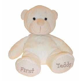 Aurora 11.5-inch Bonnie First Teddy (Cream)