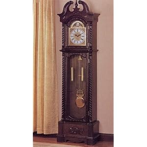 Dark Brown Grandfather Clock
