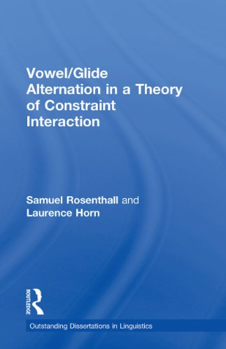 Vowel/Glide Alternation in a Theory of Constraint Interaction (Outstanding Dissertations in Linguistics)