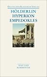 Produkt-Bild: Hyperion/Empedokles: Aufs&auml;tze / &Uuml;bersetzungen (Deutscher Klassiker Verlag im Taschenbuch)
