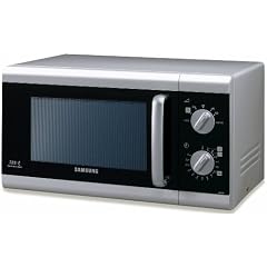 Samsung Mikrowelle MW-81W-SX  silber / 23 Liter Garinnenraum / 850 Watt Mikrowellenleistung