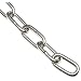 Campbell 0190424 316L Stainless Steel Chain on Reel, Bright, 5/32" Trade, 0.156" Diameter, 50' Length, 500 lbs Load Capacity