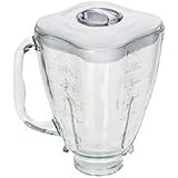 Oster 4918 5-Cup Glass Jar with Lid and Filler Cap Blender Accessory