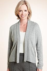 Classic Collection Open Front Cardigan with Wool