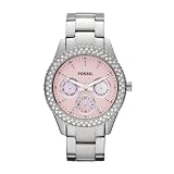 Fossil Damen-Uhren Multifunktion Stella Quarz Analog Es2946