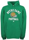 Notre Dame Fighting Irish adidas Green Football Helmet Patch Hooded Sweatshirt