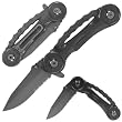 Assisted Open Biker Chain Handle Silver Folder 7.75 inches (fls)