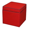 Kids' Storage Ottoman - Red