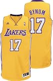 Andrew Bynum Gold adidas Revolution 30 Swingman Los Angeles Lakers Jersey