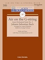 Air on the G-string - Intermediate - Violin & Piano - BK/CD Air on the G-string - Intermediate - Violin & Piano - BK/CD