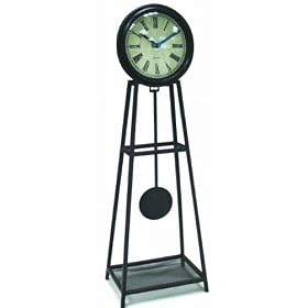 Infinity Instruments The Sage - Wrought Iron Pendulum Table Clock