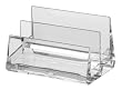 Acrylic 2-Tiered Business Card Holder