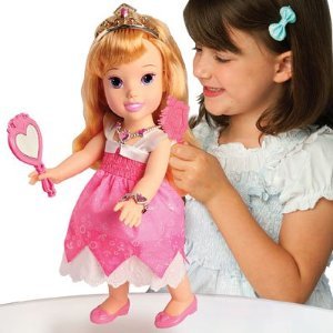 Disney My First Princess Aurora Sleeping Beauty Royal Glamour Set - Includes: Jewlry and Extra Dress