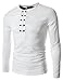 TheLees Men's Slim fit 2 Tone V-neck TShirt