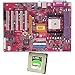 Electronics : Pcchips K8 Motherboard M870 SiS755, FSB 800/AGP8x/DDR400/SND/LAN/SATA. Supports AMD Athlon 64 / Sempron processor - Socket 754.