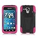 Kyocera Hydro EDGE C5215 Hot Pink Skin+Black Cover