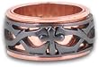 Faith Gear Spinner Ring - Thorn Cross