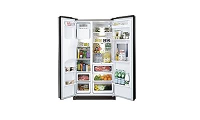 Samsung RS21HZLMR1 Side-by-Side Refrigerator (585 Ltrs, Black Mirror)