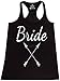 Shop4Ever® Bride Arrows Women's Racerback Tank Top Wedding Tank Tops