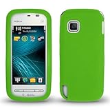 Premium Neon Green Silicone Gel Skin Cover Case for Nokia Nuron 5230