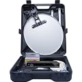 Telestar Digitale Camping-SAT-Anlage mit TD 1011 S mobil (Hartschalenkoffer, 35cm Spiegel , Single-LNB, Kompass, Kabel 10m)