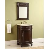 Sienna 24 Vanity with Dark Cherry