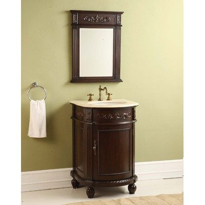Sienna 24 Vanity with Dark Cherry