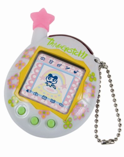 Childrens Toyshop  Third Party New : Tamagotchi Connexion Version 4 - White Stars