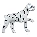 White Spotted Dog Brooches