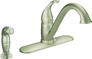 New Moen 7840sl Camerist Single Handle Kitchen Faucet With Side