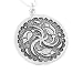 Imbolc Sterling Silver Beauty Celtic Birth Charm Pendant for January 23 - February 13