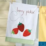 Berry Pickin' Vintage Dishtowel