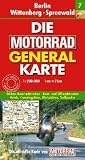Produkt-Bild: Motorrad Generalkarte Deutschland Berlin, Wittenberg, Spreewald 1:200 000