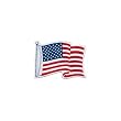 American Flag Waving Magnet