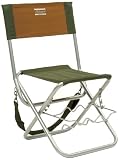 Shakespeare - Chaise pliante avec support pour canne à pêche - Marron/vert - 100 kg