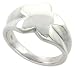 9/16 (13.5 mm) Sterling Silver High Polished Star Ring