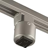 Progress Lighting P8751-09 Outlet Adapter Grounded Convenience Outlet Mounts On Track with Maximum Of 20 Amps, Brushed Nickel