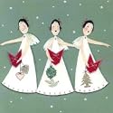 Childline Charity Christmas Cards - Angelic Song (Pack of 8)