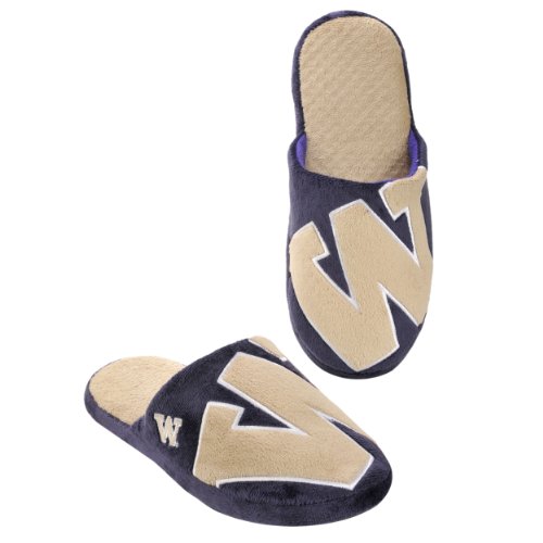 NCAA Washington Huskies 2011 Big Logo Slide Slipper Hard Sole Large