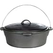 Cajun Cookware Dutch Ovens 12 Quart Seasoned Cast Iron Dutch Oven