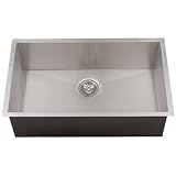 Ticor Undermount Stainless Steel 16 Gauge Single Bowl Kitchen Sink
