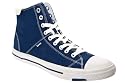 Superdry Super Series Hi Herren Dark Navy weiße Leinwand High Top Sneaker