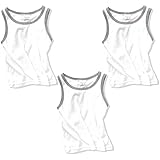 Spinas(スピナス) タンクトップ （３枚セット）キッズ 子供服 男の子 女の子 無地 シンプル 定番 コットン 綿 ノースリーブ パステル カラー 全５色 （ホワイト イエロー　オレンジ　グリー