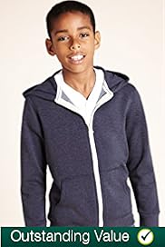 Hooded Zip Through Sweat Top