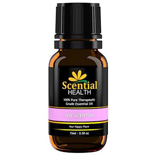 Scential Health Joy Scential Premium Essential Oil Blend 15ml (.5oz) 100% Certified Pure Therapeutic Grade Essential Oil With No Fillers, Bases or Additives AND ZERO Carrier Oils